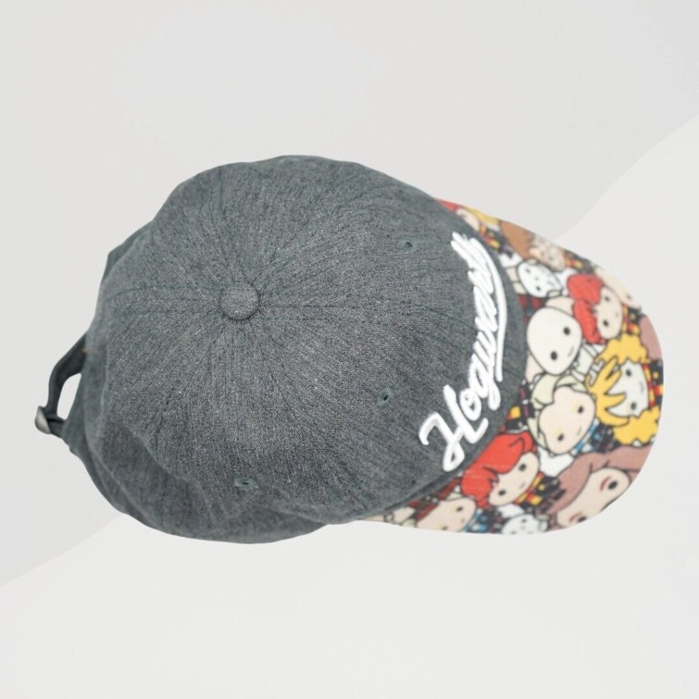 Harry Potter Hogwarts Chibi Hat Adjustable Baseball Cap Strap Back Embroidered - Picture 6 of 8